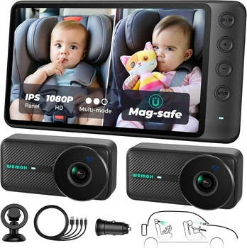 WEMOH Dviguba automobilio kamera dviem vaikams