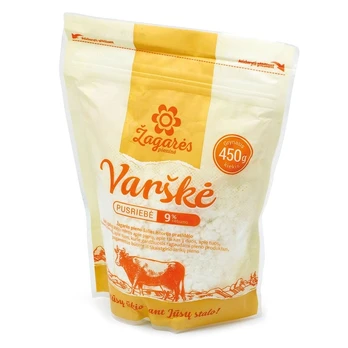Varškė ŽAGARĖS, 9% rieb., 450 g