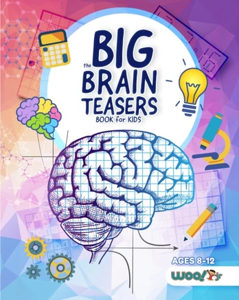 Big Brain Teasers Book for Kids