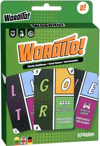 Kortų žaidimas „WorditO!“