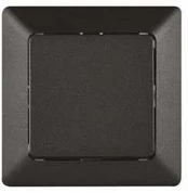 Emos Push-button switch 1/0, anthracite
