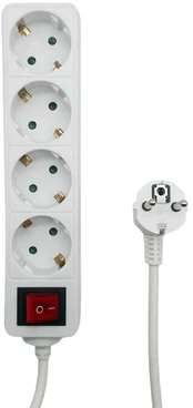 Buitinis ilgintuvas MicroConnect, 5 m, 4 lizdų kaina