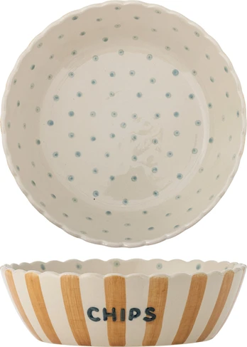 Bloomingville - Chip Bowl - Multi - Generous