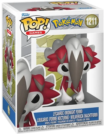 Funko POP figure Pokemon Lycanroc Midnight Form