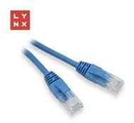 LYNX UTP patch kabelis Cat5e, PVC, CCA, 3m, modrý