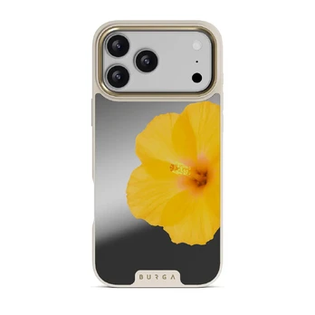 Hibiscus - iPhone 17 Pro Max Case, Elite Mirror Light (MagSafe) / Gold