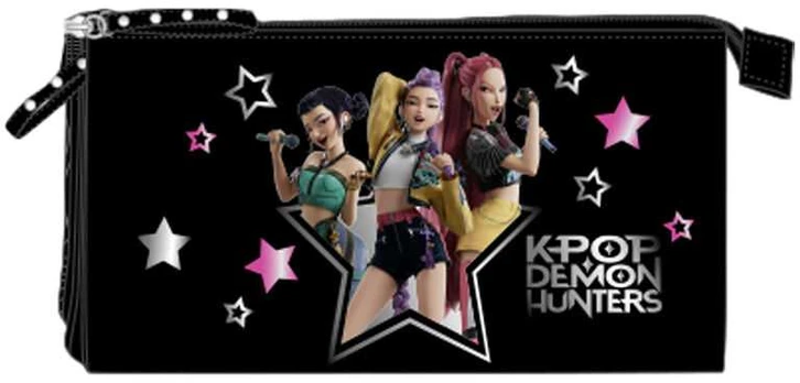 Safta Demon Hunters Kpop Energy triple pencil case