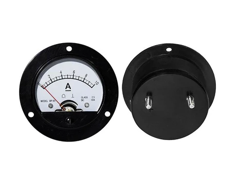Blow Analoginis ampermetras apvalus 10A