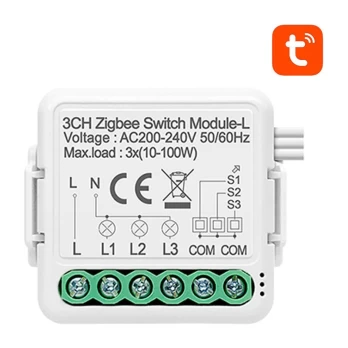 Išmanusis jungiklio modulis ZigBee Avatto N-LZWSM01-3 Nr.