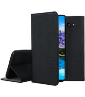 Juodas atverčiamas dėklas Huawei P20 Pro telefonui "Smart Magnet"