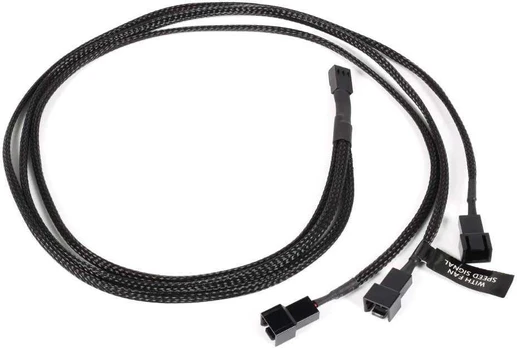 Alphacool Y-Splitter 3-Pin auf 3x 3-Pin - 60 cm