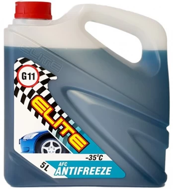 Aušinimo skystis ELITE, G11, -35°C, mėlynas, 5 l