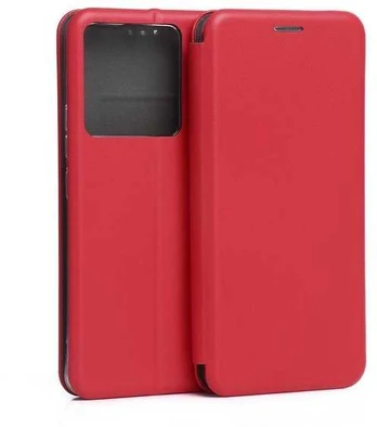 Beline Dėklas Book Magnetic Poco X6 raudonas/red