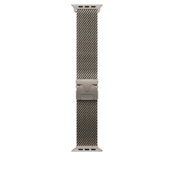 Apyrankė Apple Watch 49mm Natural Titanium Milanese Loop - Medium