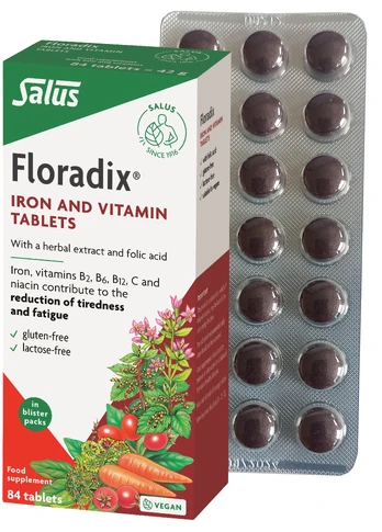FLORADIX tabletės su geležimi ir vitaminais N84