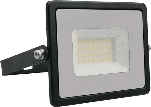 V-tac 30W LED prožektorius, E-serija, juodu korpusu, 4000K