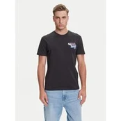 Tommy Jeans Marškinėliai Stack Backprint DM0DM21589 Juoda Regular Fit