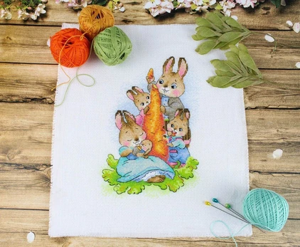 Cross stitch kit "On a picnic" SM-766