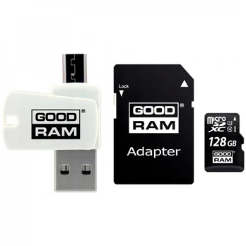 GOODRAM All in One 128GB MICRO CARD class 10 UHS I + card reader | M1A4-1280R12