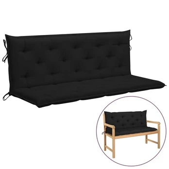 Pagalvė sūpynėms, 150 cm, juodos