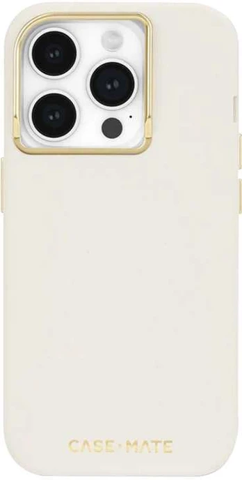 Case-Mate Silicone MagSafe – dėklas iPhone 15 Pro (smėlio spalvos)