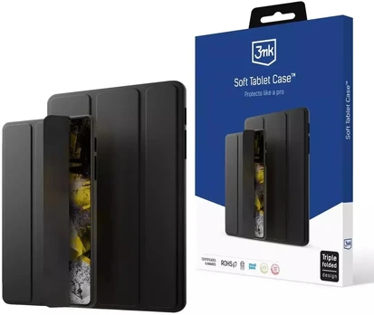 Dėklas 3Mk Soft Planšetė Case for Samsung Galaxy Tab S10 Lite - Juodas