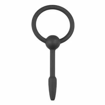 Mister B Silicone Urethral Plug with Pull Ring - Small, Flexible Model