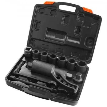 Sukimo stiprintuvas su antgalių rinkiniu