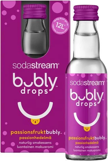 Bubly drops™ pasiflorų vaisių skonio SodaStream sirupas, 40ml