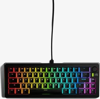 Glorious GMMK 3 100% Custom Gaming Keyboard - Pre-Built, ANSI (US), Fox Switches, Black