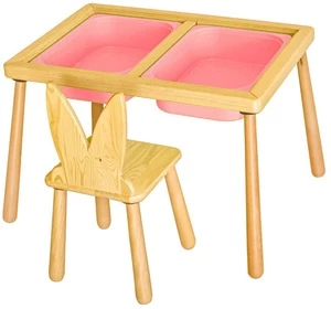 Žaidimų stalas Kalune Design Table and Chairs 109TRS1171, 52 cm