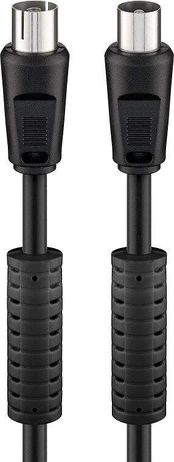 Goobay antenos laidas, 2,5 m, juodas