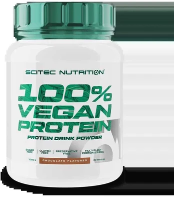 Scitec 100% Vegan Protein 1000 g. (Hazelnut walnut skonis)