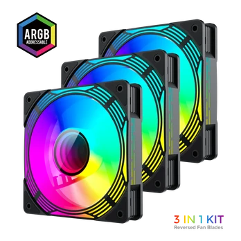 Gamemax | Case fan | KF300R BK | Black
