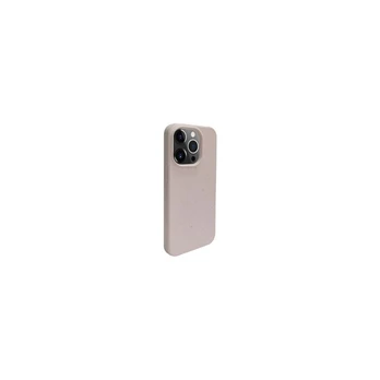 iLike Apple iPhone 14 Pro Silikoninis plastikinis dėklas Eco Print Design Beige