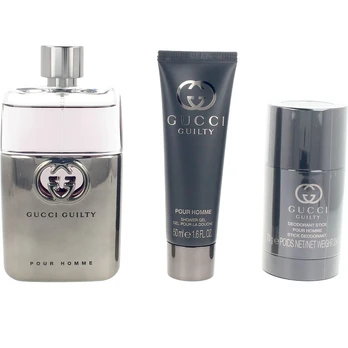 GUCCI GUILTY POUR HOMME CASE 3 pcs