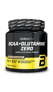Biotech BCAA + Glutamine Zero 480 g. (Apelsinų skonis)
