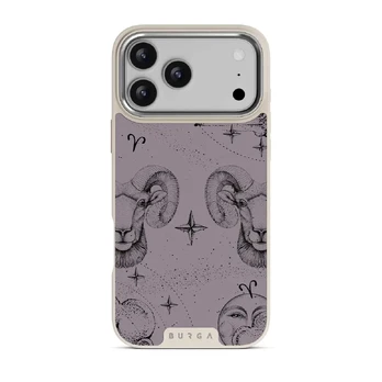 Aries - iPhone 17 Pro Max Case, Elite Light (MagSafe) / Silver / Purple