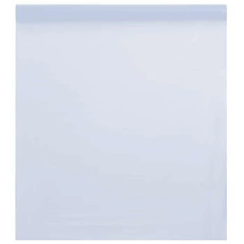 Langų plėvelė, skaidri balta, 45x500cm, PVC, statinė, matinė