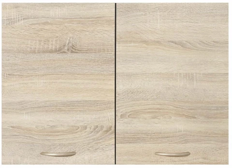 Viršutinė virtuvinė spintelė Junona, sonoma ąžuolo/wenge, 30.5 cm x 80 cm x 57.3 cm
