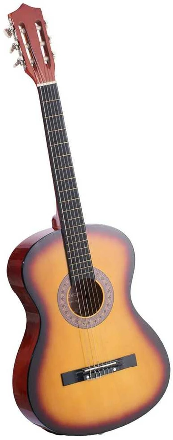 Klasikinė gitara su priedais, saulės sprogimas