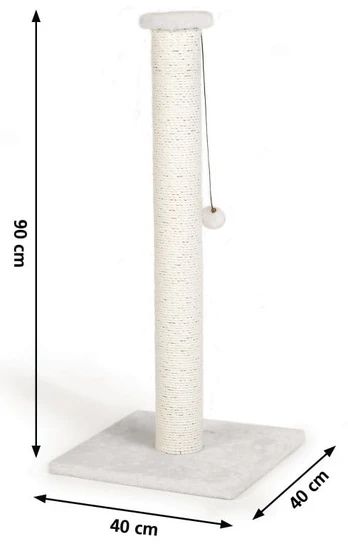 Kačių draskyklė Beeztees Serpa Cat Scratching Post, 40 cm x 40 cm x 90 cm