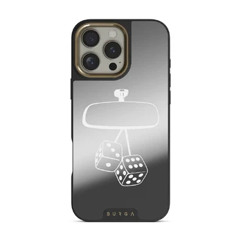 City Lights - iPhone 16 Pro Max Case, Elite Mirror Dark (MagSafe) / Gold