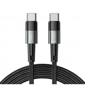 Pilkas laidas Type-C - Type-C PD60W / 3A 200cm "Tech-Protect Ultraboost"