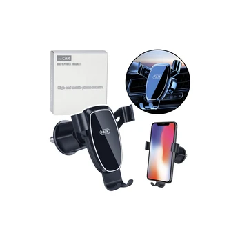 Lean Gravity Car Phone Holder for Air Vent Juodas