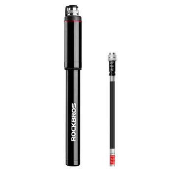 Rockbros SMART-B 150 PSI Mini Bicycle Pump for Presta and Schrader Valves - Juodas