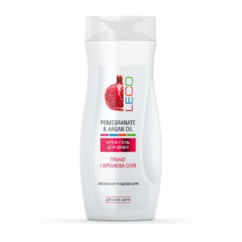 Dušo želė LECO Pomegranate & Argan Oil, 250 ml