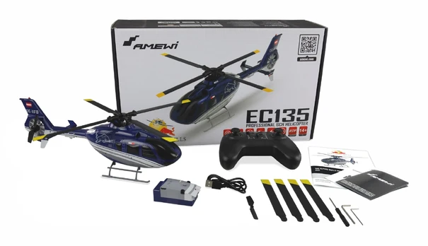 Amewi The Flying Bulls EC135 PRO Brushless 6-Kanal Helikopte
