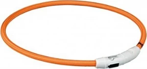 Antkaklis Trixie Flash Light, oranžinė, 450 mm x 7 mm kaina