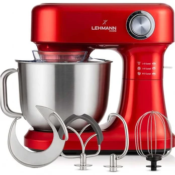 Planetarinis virtuvinis kombainas Lehmann Celesto 1500 W, raudonas